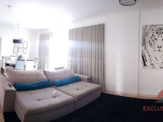 Apartamento com 3 suítes, varanda gourmet,  mobiliado, 146 m², Residencial Flamboyant, - Taubaté/SP