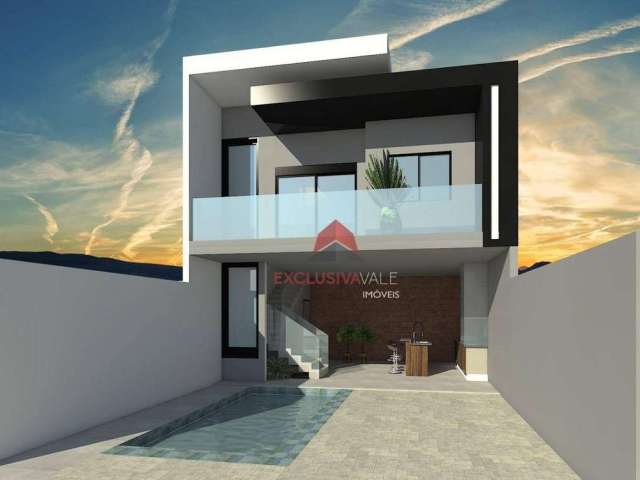 Casa com 3 dormitórios à venda, 153 m² por R$ 750.000,00 - Portal dos Pássaros - São José dos Campos/SP