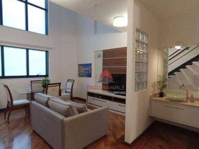 Apartamento com 1 dormitório, 70 m² - venda por R$ 810.000,00 ou aluguel por R$ 5.690,00/mês - Jardim Aquarius - São José dos Campos/SP