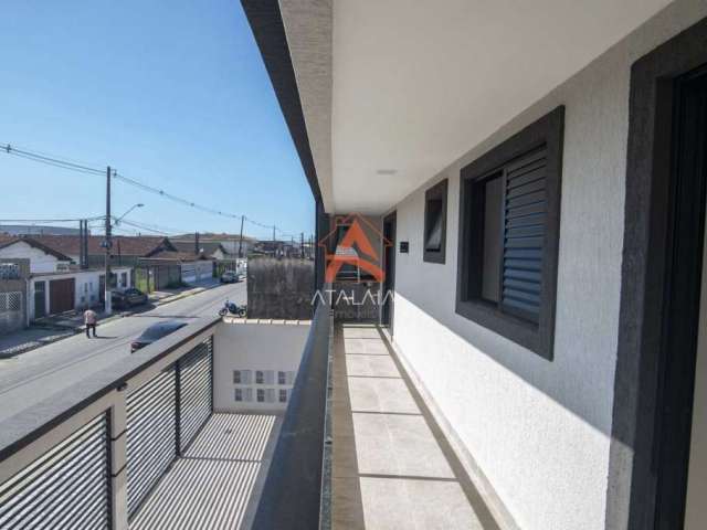 Casa em condomínio fechado com 2 quartos à venda na Avenida Presidente Castelo Branco, 15216, Ribeirópolis, Praia Grande, 89 m2 por R$ 349.900