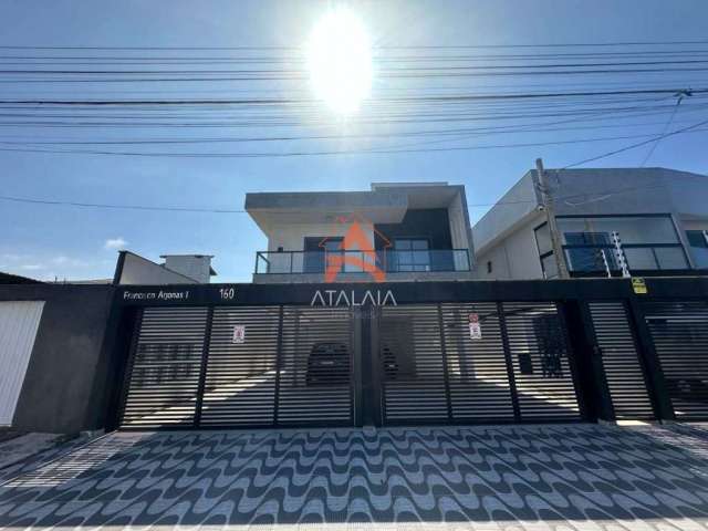 Casa em condomínio fechado com 2 quartos à venda na Avenida Presidente Castelo Branco, 15216, Sítio do Campo, Praia Grande, 59 m2 por R$ 300.000