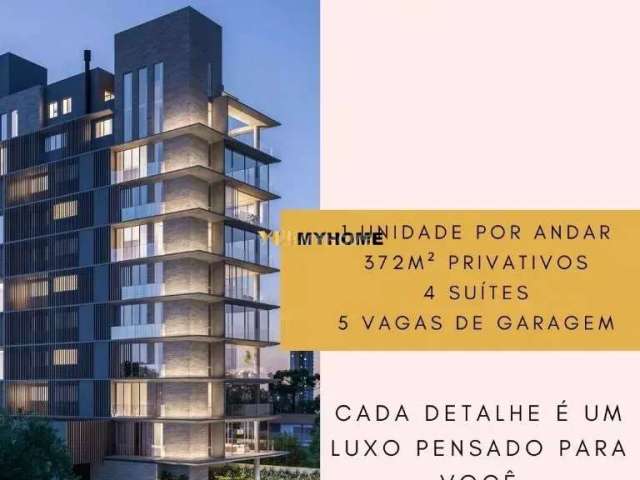 Apartamento com 4 quartos à venda, 372 m² por R$ 8.187.000 - Bigorrilho - Curiti