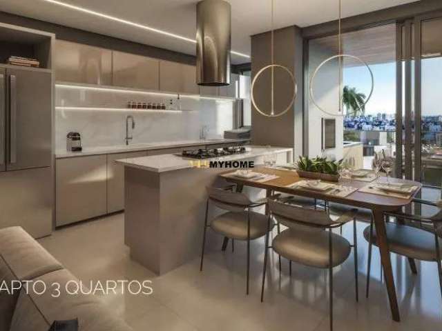 Apartamento com 3 quartos à venda, 94 m² por R$ 1.100.000 - Cabral - Curitiba/PR - AP4307