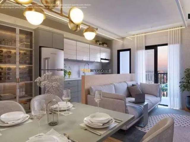 Apartamento com 2 dormitórios à venda, 56 m² por R$ 535.000,00 - Novo Mundo - Cu