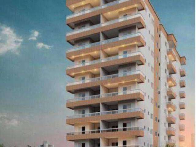 Apartamento com 1 dormitório à venda, 51 m² por R$ 294.756,00 - Vila Guilhermina - Praia Grande/SP