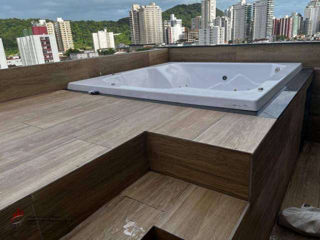 Cobertura com 3 dormitórios à venda, 162 m² por R$ 1.150.000,00 - Canto do Forte - Praia Grande/SP