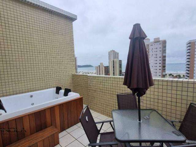 Cobertura com 3 dormitórios à venda, 150 m² por R$ 795.000,00 - Aviação - Praia Grande/SP