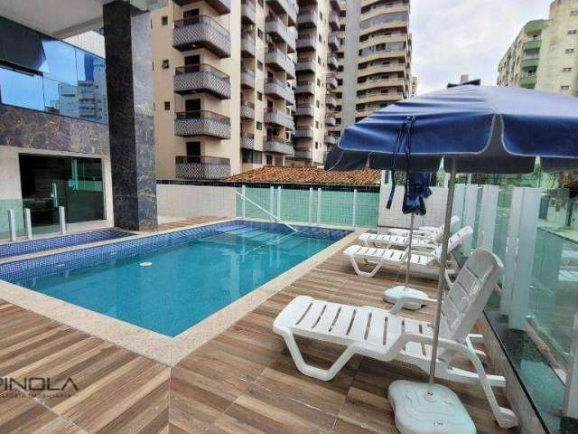 Apartamento com 2 dormitórios à venda, 61 m² por R$ 460.000,00 - Tupi - Praia Grande/SP