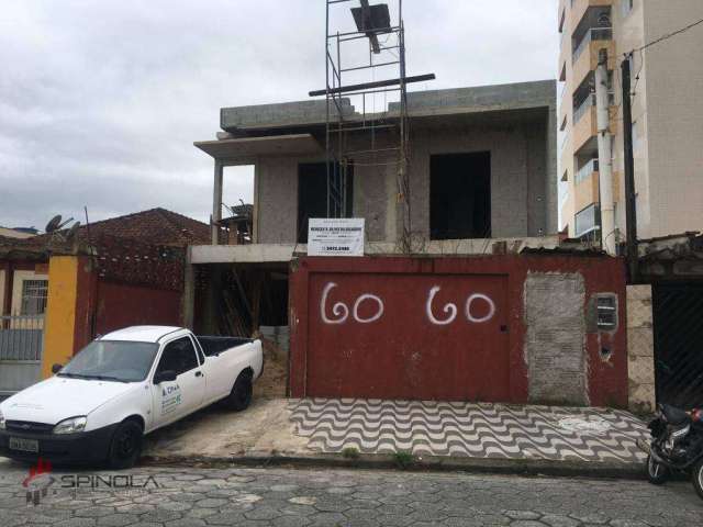 Sobrado com 2 dormitórios à venda, 58 m² por R$ 300.000,00 - Aviação - Praia Grande/SP