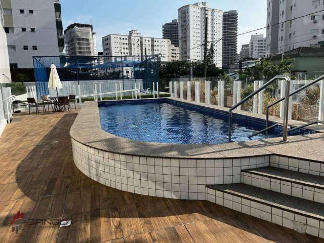 Apartamento Duplex com 3 dormitórios à venda, 154 m² por R$ 770.000,00 - Vila Guilhermina - Praia Grande/SP