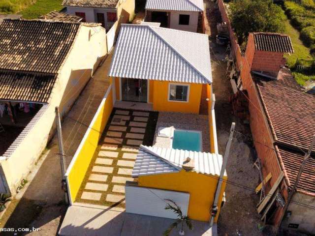 Casa de Praia/Nova para Venda em Cabo Frio, Nova Califórnia (Tamoios), 2 dormitórios, 2 banheiros, 2 vagas