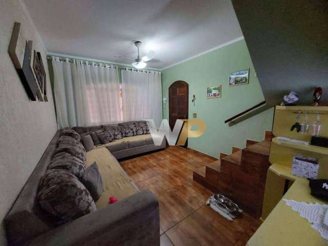 Sobrado com 3 dormitórios, 165 m² - venda por R$ 600.000,00 ou aluguel por R$ 4.370,00/mês - Piraporinha - Diadema/SP