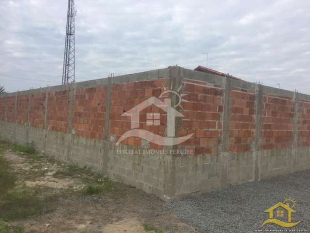 Terreno - Lote aterrado  no bairro Arpoador, 600 metros da praia, Peruíbe-SP