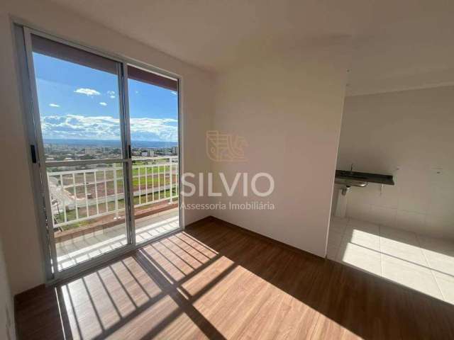 Apartamento para locação com 02 quartos sendo 01 suíte, varanda, andar alto, 55m², 01 vaga coberta