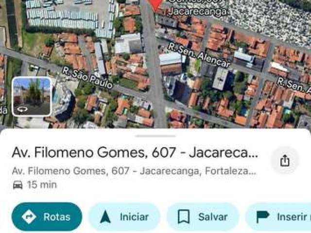 Casa Padrão ideal para comércio em frente ao centro fastio com 100 metros  bairro jacarecanga em Fortaleza-CE