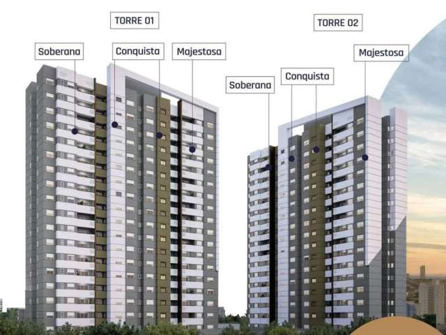 Blue View | Construtora M Vituzzo | Construção | 76 metros | 03 dormitórios | 02 suítes | varanda | 02 vagas