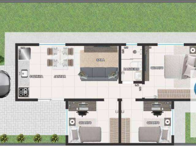 Casa com 4 dormitórios à venda, 126 m² por R$ 550.000,00 - Jardim Guararapes - Londrina/PR