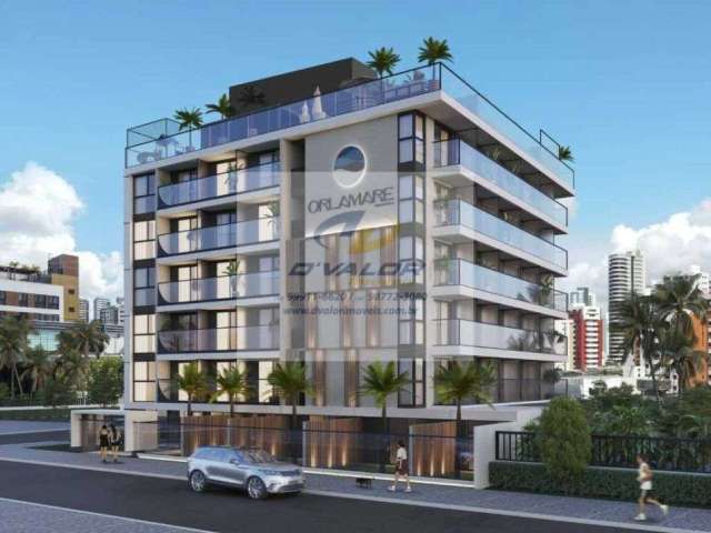 Vendo Flats de 22,80 à 36,96m², na melhor localização da praia de Manaíra