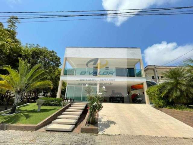 Vendo Casa em Condomínio Fechado, com 480m², 5 quartos s/ 5 suítes, espaço gourmet, piscina e 4 vagas