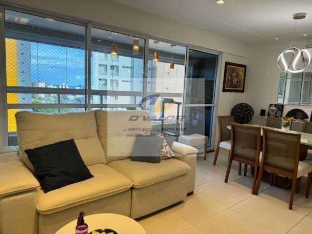 Vendo Apartamento com 131 m², 3 suítes + DCE, varanda gourmet, sala p/ 2 ambientes e 2 vagas