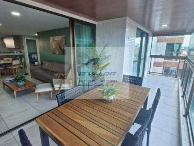 Vendo Apartamento com 130 m², 4 quartos s/ 2 suítes, sala p/ 2 ambientes e 2 vagas