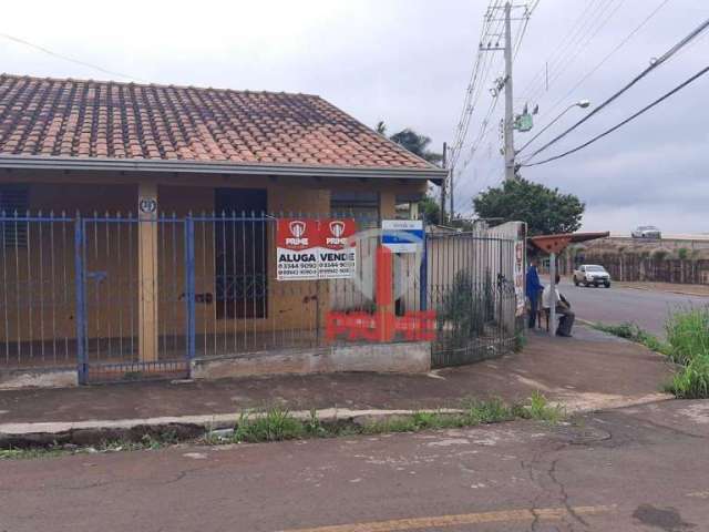 Casa à venda no Cunjunto das Flores em Londrina. Com 2 casas, sendo: Frente para locação: 2 quartos, sala, banheiro social, cozinha, área de serviço e