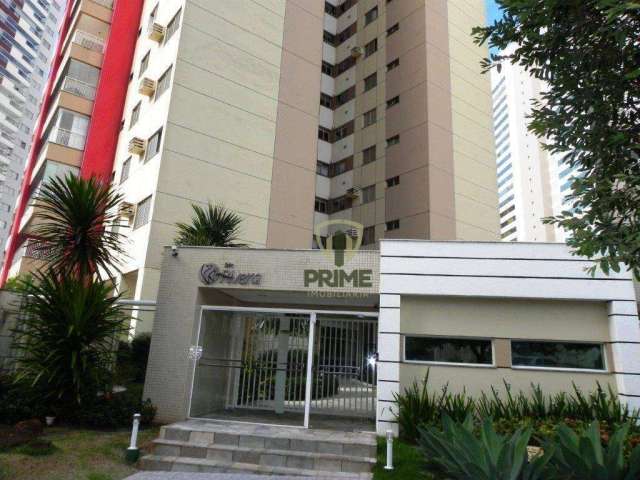 Apartamento à venda no Edifício Solar Rivera na Gleba Palhano em Londrina. Com 130 m² de área útil, 03 quartos, sendo uma suíte, completo de móveis de