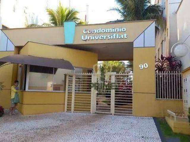 Kitnet para locação no Condomínio Universiflat no Alto da Colina em Londrina. Ao lado da UEL. Mobiliado,  1 quarto, sala, cozinha, banheiro, área de s