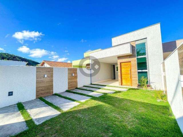 Casa para Venda em Maricá, Jardim Atlântico Oeste (Itaipuaçu), 3 dormitórios, 1 suíte, 2 banheiros, 1 vaga