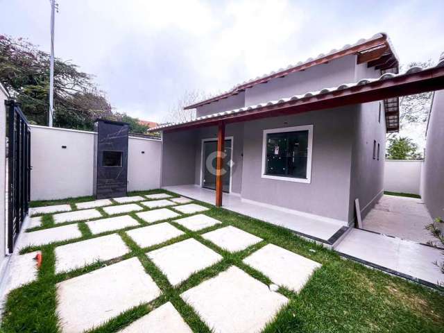 Casa para Venda em Maricá, Cajueiros (Itaipuaçu), 2 dormitórios, 1 suíte, 2 banheiros, 2 vagas