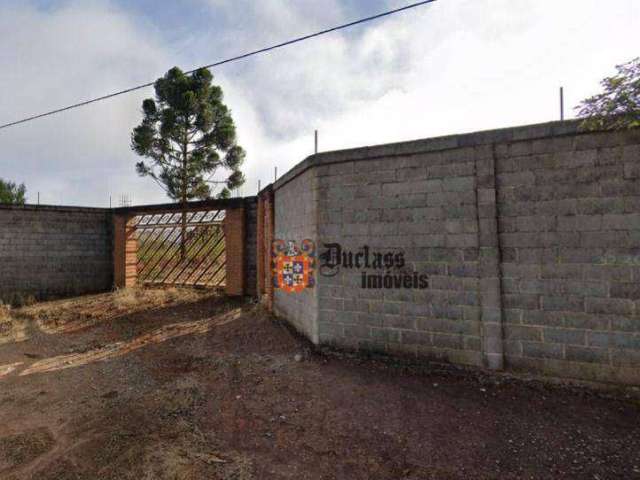 Terreno à venda, 3753 m² por R$ 1.200.000,00 - Vale do Atibaia I - Piracaia/SP