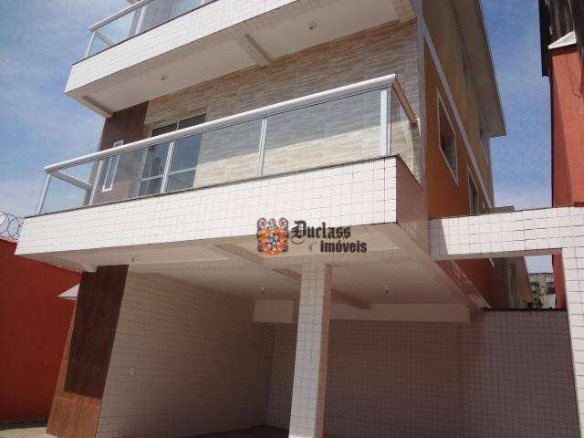 Sobrado com 3 dormitórios à venda, 92 m² por R$ 370.000,00 - Catiapoã - São Vicente/SP