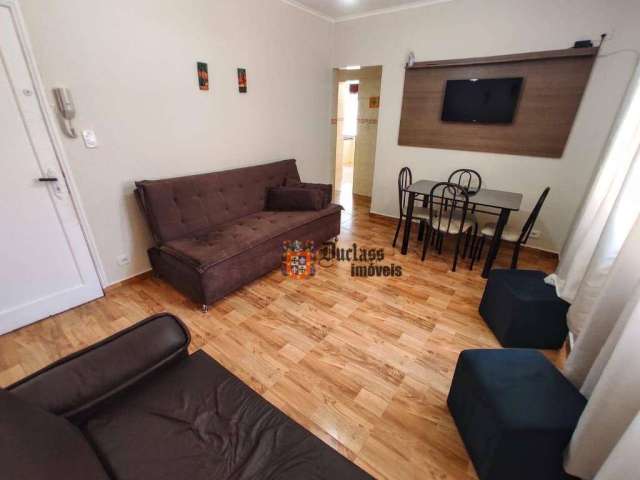 Apartamento com 1 dormitório à venda, 51 m² por R$ 345.000,00 - Canto do Forte - Praia Grande/SP