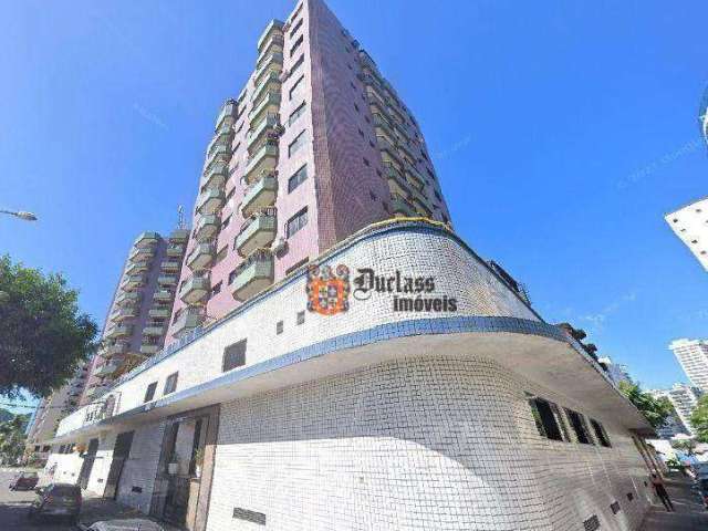 Apartamento com 2 dormitórios à venda, 90 m² por R$ 438.000 - Canto do Forte - Praia Grande/SP