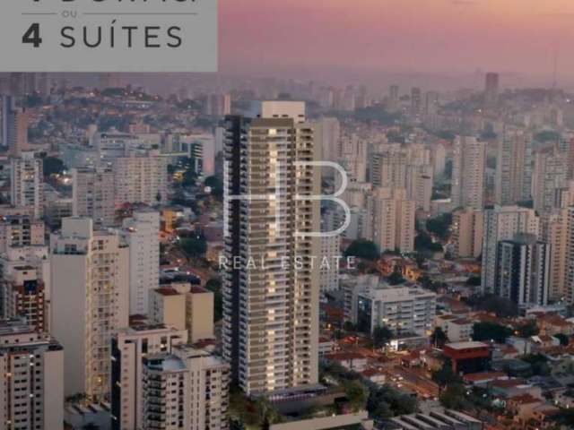 Apartamento com 190 m², 4 suítes e 3 vagas à venda na Pompeia.