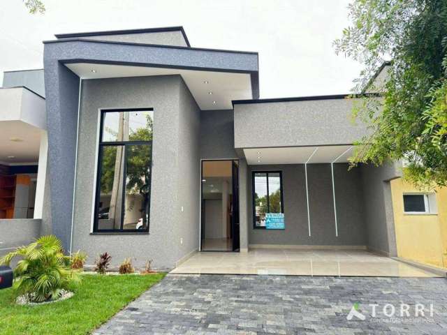 Casa com 3 dormitórios à venda, 109 m² por R$ 842.000,00 - Cajuru do Sul - Sorocaba/SP