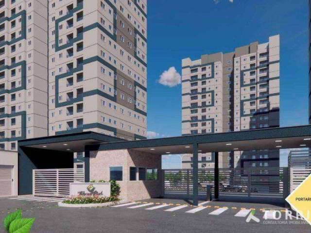 Apartamento com 2 dormitórios à venda, 47 m² por R$ 259.000,00 - Vila Espírito Santo - Sorocaba/SP