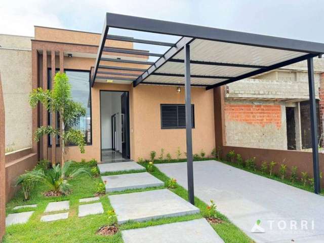 Casa com 2 dormitórios à venda, 118 m² por R$ 667.000,00 - Condomínio Residencial Jardim - Sorocaba/SP