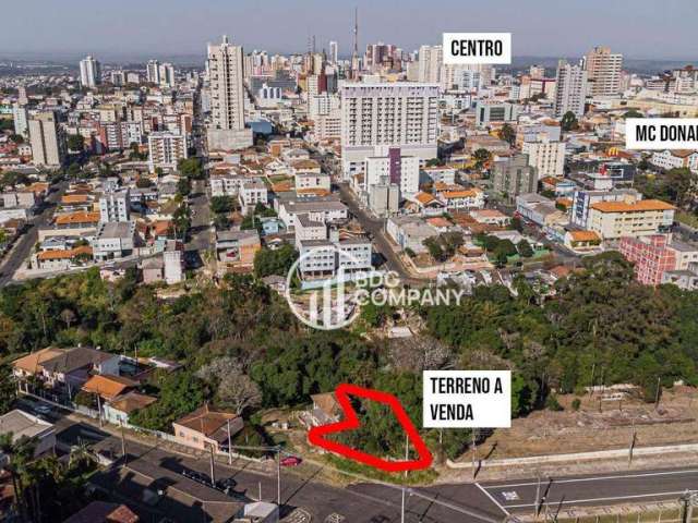 Terreno à venda, 400 m²  Jardim Carvalho - Ponta Grossa/PR