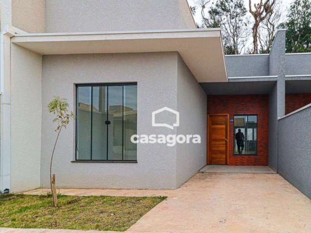 Casa com 3 dormitórios à venda, 60 m² por R$ 285.000,00 - Gralha Azul - Fazenda Rio Grande/PR