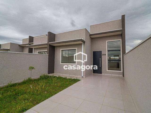 Casa com 3 dormitórios à venda, 55 m² por R$ 350.000 - Gralha Azul - Fazenda Rio Grande/PR