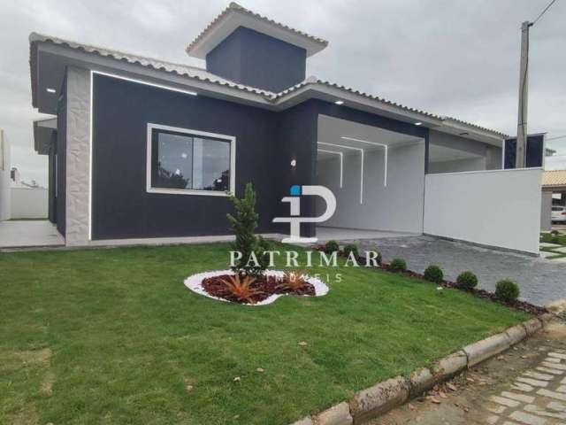 Casa com 3 dormitórios à venda, 112 m² por R$ 660.000,00 - Cajueiros - Maricá/RJ