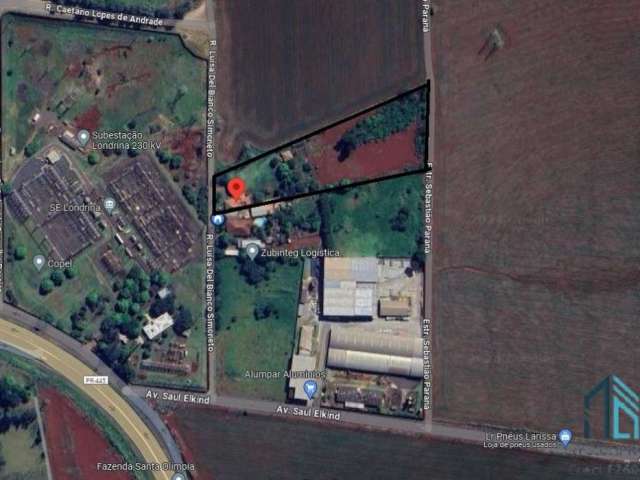 Terreno Industrial 15.200m² Zona Oeste (ZI2) 300 metro da Rodovia Celso Garcia em Londrina PR