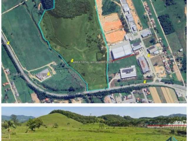 Terreno para Logística, Comércio ou Indústria, área total de: 173.004,87 Santo Amaro Imperatriz/Florianópolis SC