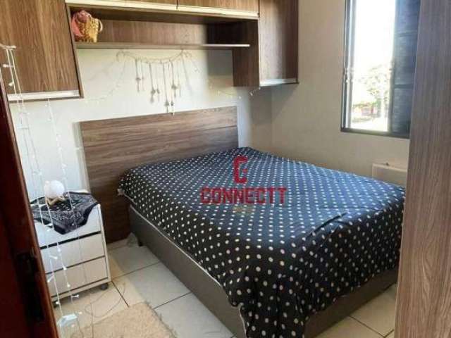 Apartamento com 2 dormitórios, sala, cozinha, banheiro e área de serviço, todo mobiliado à venda por R$ 160. - Vila Virgínia - Ribeirão Preto/SP