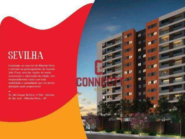 Apartamento à venda, 71 m² por R$ 520.000,00 - Distrito de Bonfim Paulista - Ribeirão Preto/SP