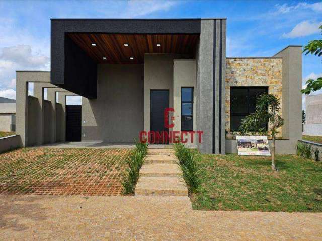 Casa com 3 dormitórios à venda, 157 m² por R$ 1.290.000,00 - Vivendas da Mata - Portal Paineiras - Ribeirão Preto/SP