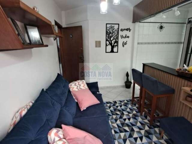 Apartamento de  33m²  com 1 dormitório e vista mar - Ocian  em Praia Grande