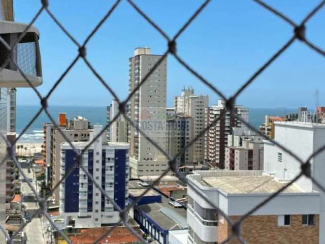 Apartamento vista mar de 63m² com 2 quartos, 1 suíte, 1 vaga, varanda gourmet e lazer completo