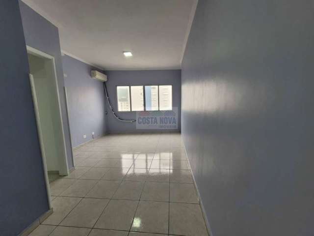 Apartamento de 46m² de 1 quarto com vaga de garagem, elevador e andar alto em São Vicente